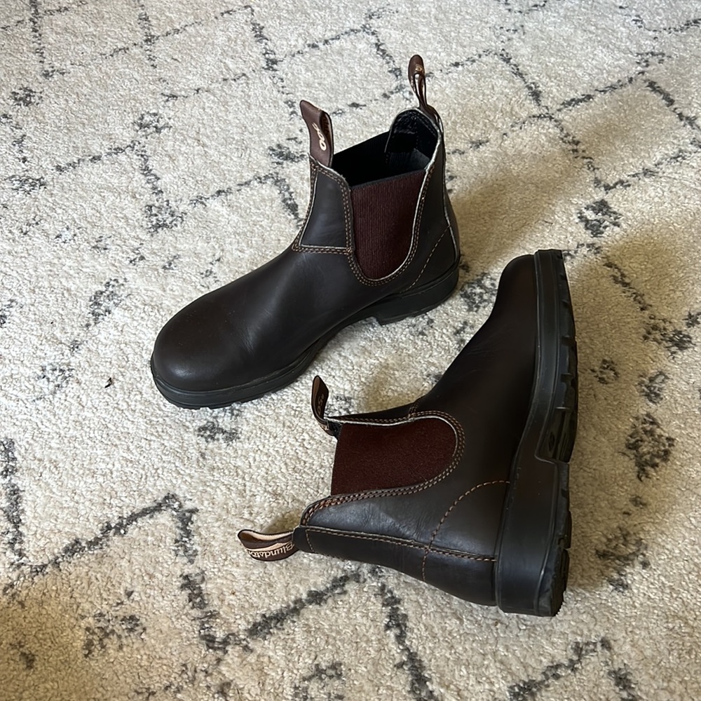 Blundstone 500 Chelsea boots stout brown